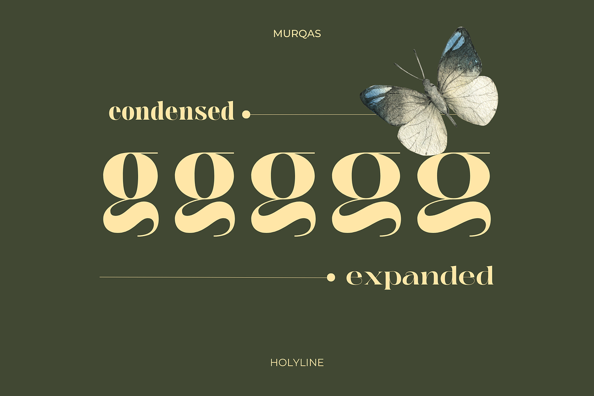 Murqas - Width Family, a Serif Font by Holyline Design (Photo 4 of 12)