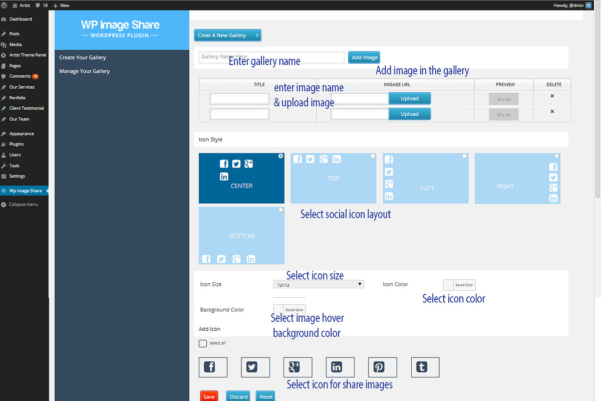 WP Image Share Plugin, a WordPress Template by hsoft (Photo 3 of 5)