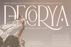 Decorya - 3 Font Modern