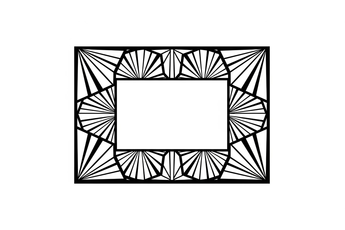 Art Deco Geometric Frame Bundle, an Illustration by jahid234 (Photo 16 of 31)