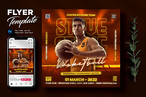 Basketball Flyer Template, a Flyer Template by Hubzway