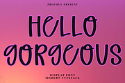 Hello Gorgeous, a Script Font by FreshTypeINK (Thumbnail 1 of 7)