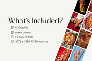 Aesthetic Pizza Stock Photos, a Food & Drink Photo by HipFonts (Thumbnail 5 of 11)
