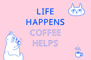 COFFEE TIME - font duo, a Sans Serif Font by Ashiya Pixel (Thumbnail 8 of 8)