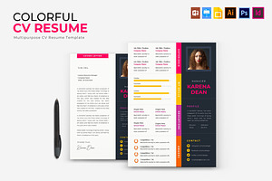 Colorful CV & Resume