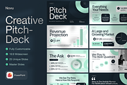 Novu Creative Pitch Deck PowerPoint, a Presentation Template by PaperSlides (Thumbnail 1 of 4)