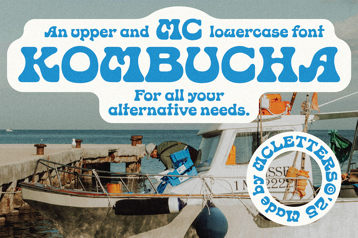 MC Kombucha, a Serif Font by McLetters (Photo 1 of 8)