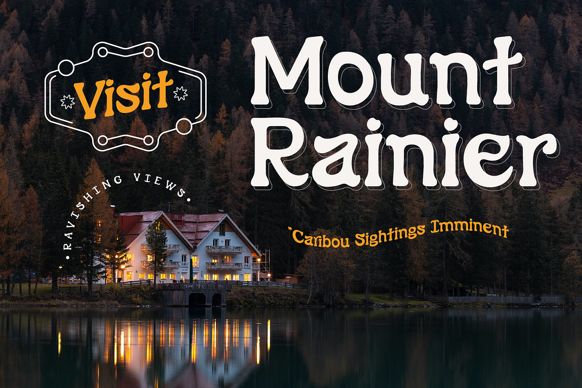 Caribou – Retro Serif, a Serif Font by Lateral Design (Photo 3 of 7)