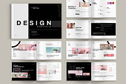 Design Portfolio Landscape Template, a Brochure Template by Pixelpick (Thumbnail 1 of 9)