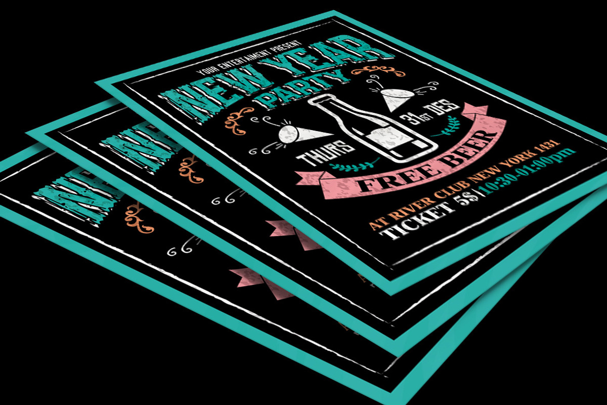New Year Beer Party, a Flyer Template by Muhamad Iqbal hidayat (Photo 4 of 4)