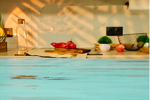 Bright kitchen scene with fresh, a Food & Drink Photo by darksoul72