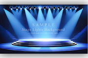 15 Stage Lights Background, a Background Graphic by NOMO DESIGN (Thumbnail 2 of 16)