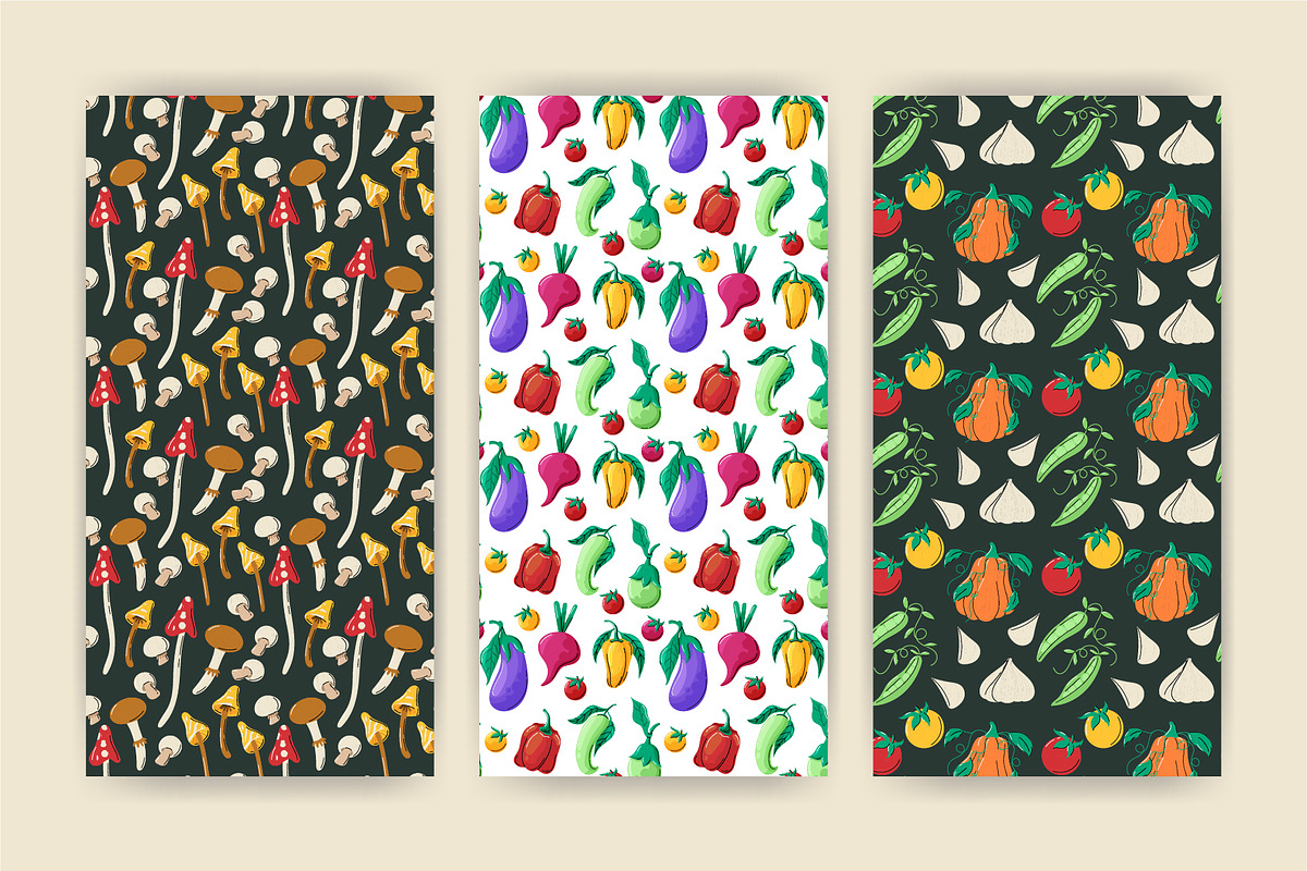 Vector Veggies – Colorful Food Art, a Food Illustration by Thkatefox (Photo 4 of 4)