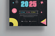 Happy New Year 2025, a Flyer Template by MightyDesign (Thumbnail 5 of 8)