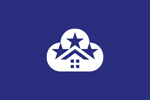 Sophisticated Cloud Star Logo