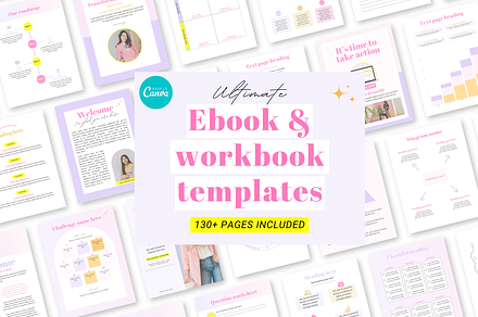 Ebook and workbook templates Canva, a Design Template by Cate Creates