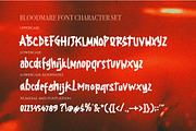 Bloodmare - display font, a Handwritten Font by Olexstudio (Thumbnail 7 of 8)