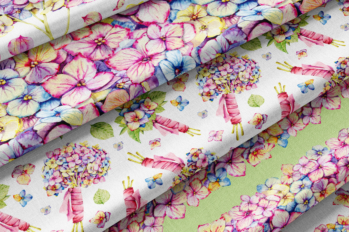 Hydrangea clipart, flower patterns, an Illustration by Artmanata (Photo 9 of 18)