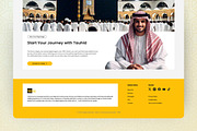Tauhid - Hajj Agency Landing Page, a Landing Page Template by FIBRINOSÄ (Thumbnail 4 of 5)