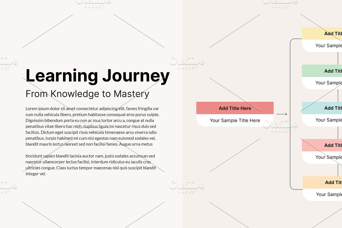 Flow Diagram Presentation Template preview 3