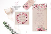 Pink Sepia. Watercolor Flowers, an Illustration by LABFcreations (Thumbnail 2 of 6)