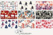 70 Japan seamless pattern, a Pattern Graphic by Poppy Lane Studio (Thumbnail 9 of 10)