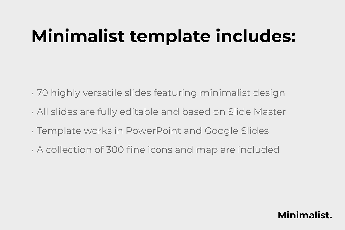Minimalist PowerPoint & GS, a Presentation Template by HuskyHouse (Photo 10 of 10)