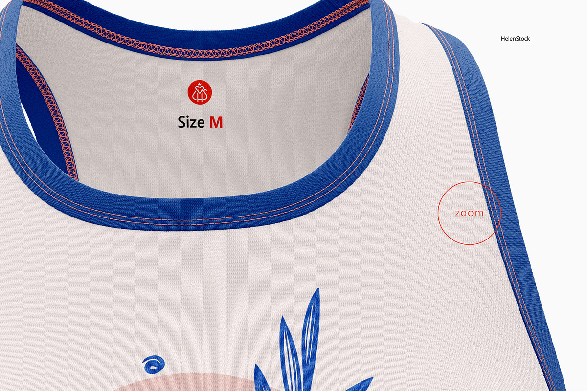 Women's Tank Top Mockups, Front Back, a Shirt Mockup by HelenStock (Photo 9 of 9)