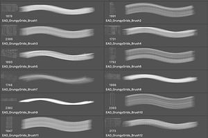 Grungy Grids Brush For PS/PRO