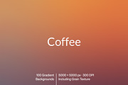 Coffee – 100 Gradient Backgrounds, a Texture Graphic by MarkSupply (Thumbnail 1 of 5)