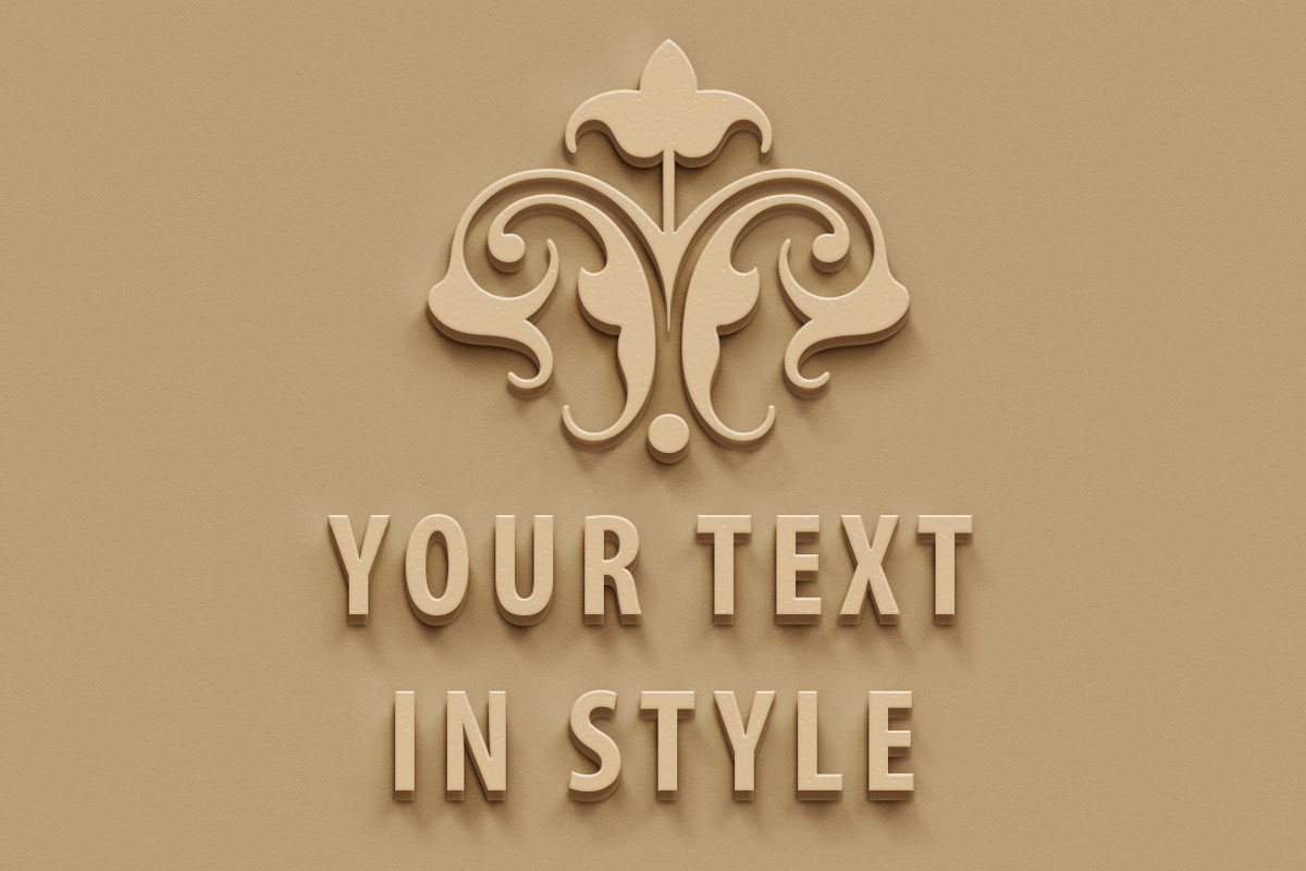 Wall MockUp - Creamy Style preview 3