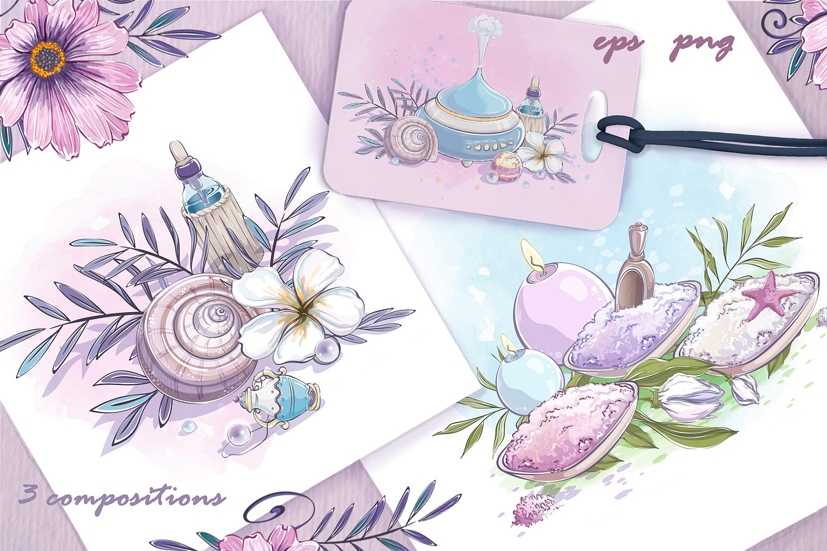Beauty Care collection, a Healthcare Illustration by Maycat_store (Photo 6 of 8)