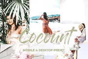 10 White Cocount Lightroom Presets, a Preset Add-On by LucaTheme (Thumbnail 1 of 8)