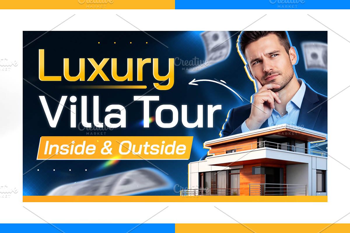 Real Estate YouTubne Thumbnail Pack, a Social Media Template by OnurDemircan (Photo 5 of 6)