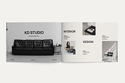 Portfolio Template - Canva & PSD, a Resume Template by Replika Machine (Thumbnail 9 of 9)