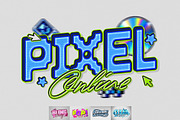 Chrome Y2K Text Effect, a Layer Style Add-On by Matsero (Thumbnail 1 of 4)