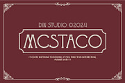 Mcstaco, a Symbol Font by Vintage Division (Thumbnail 15 of 15)