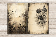 Gothic Junk Journal Pages, an Object Illustration by GlamArtZhanna (Thumbnail 9 of 10)
