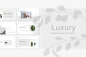 Luxury - Minimal Google Slide