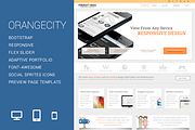 OrangeCity Responsive Template, a Bootstrap Template by FWPolice (Thumbnail 1 of 5)