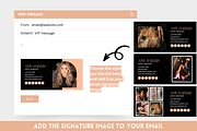Canva Email Signature Bundle, an Email Template by SunshineStudioBoutique (Thumbnail 4 of 9)