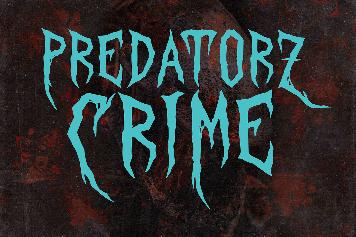 Auxzern Spooky Horror Blackletter, a Blackletter Font by Maulana Creative (Photo 2 of 7)