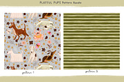 Cute Dog Seamless Digital Pattern, a Graphic by Bridgett Stahlman Design (Thumbnail 2 of 5)