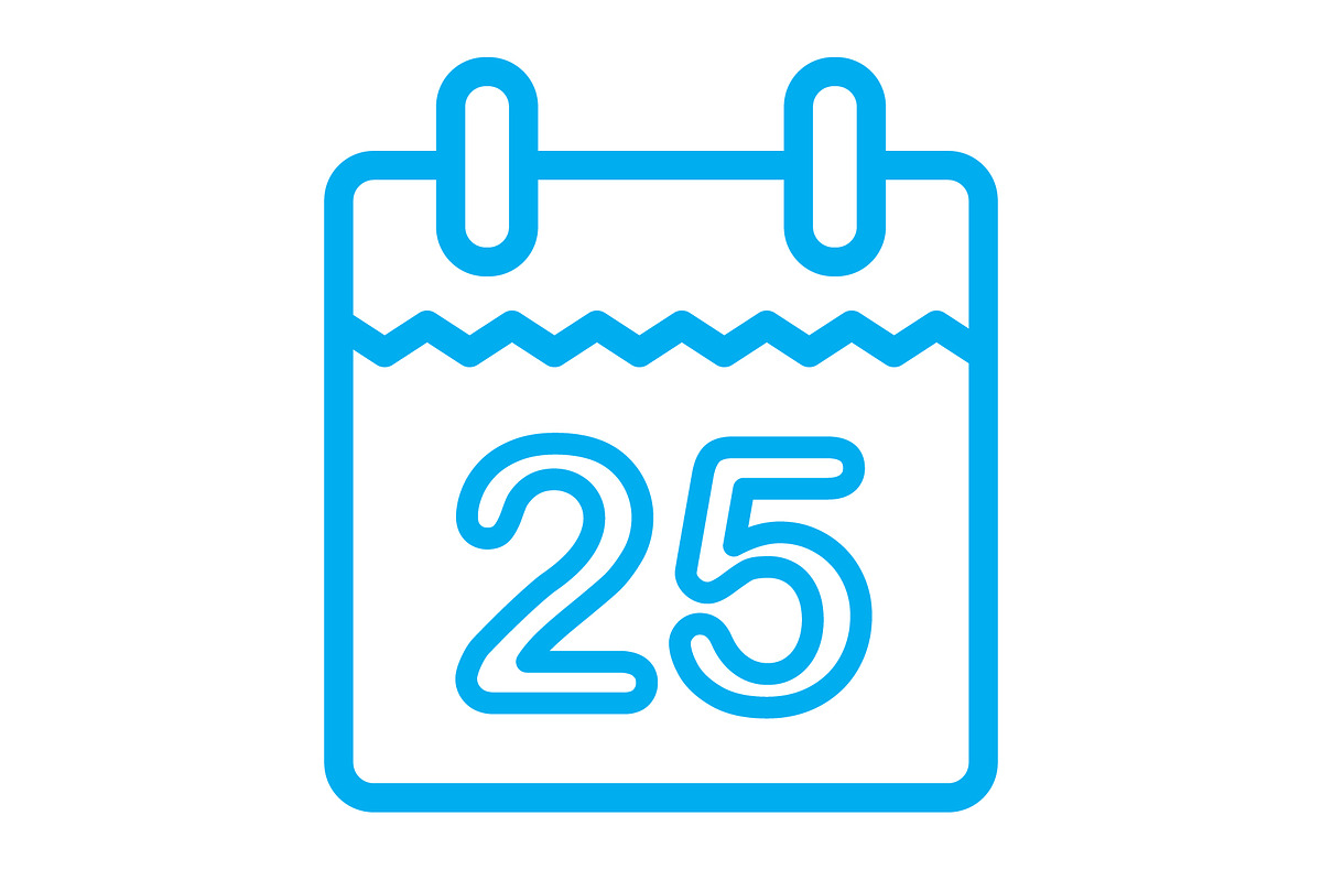 Calendar icon, an Outline Icon by Sumberpangan (Photo 3 of 3)