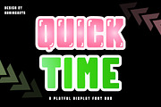 Quick Time - Font Duo, a Sans Serif Font by AnningArts (Thumbnail 1 of 8)