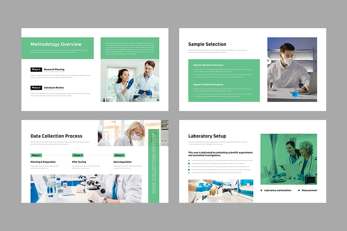 Scientific Presentation template, a Presentation Template by White Graphic (Photo 5 of 11)