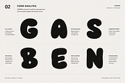Gasben – Playful Display Font, a Handwritten Font by Solutype (Thumbnail 2 of 12)