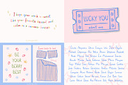 Handwritten FONT BUNDLE, a Handwritten Font by alenaganzhela (Thumbnail 6 of 22)
