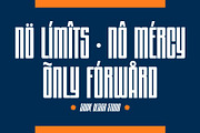 Monobran - Tall Sans Serif Font, a Sans Serif Font by Snape Design Studio (Thumbnail 11 of 12)
