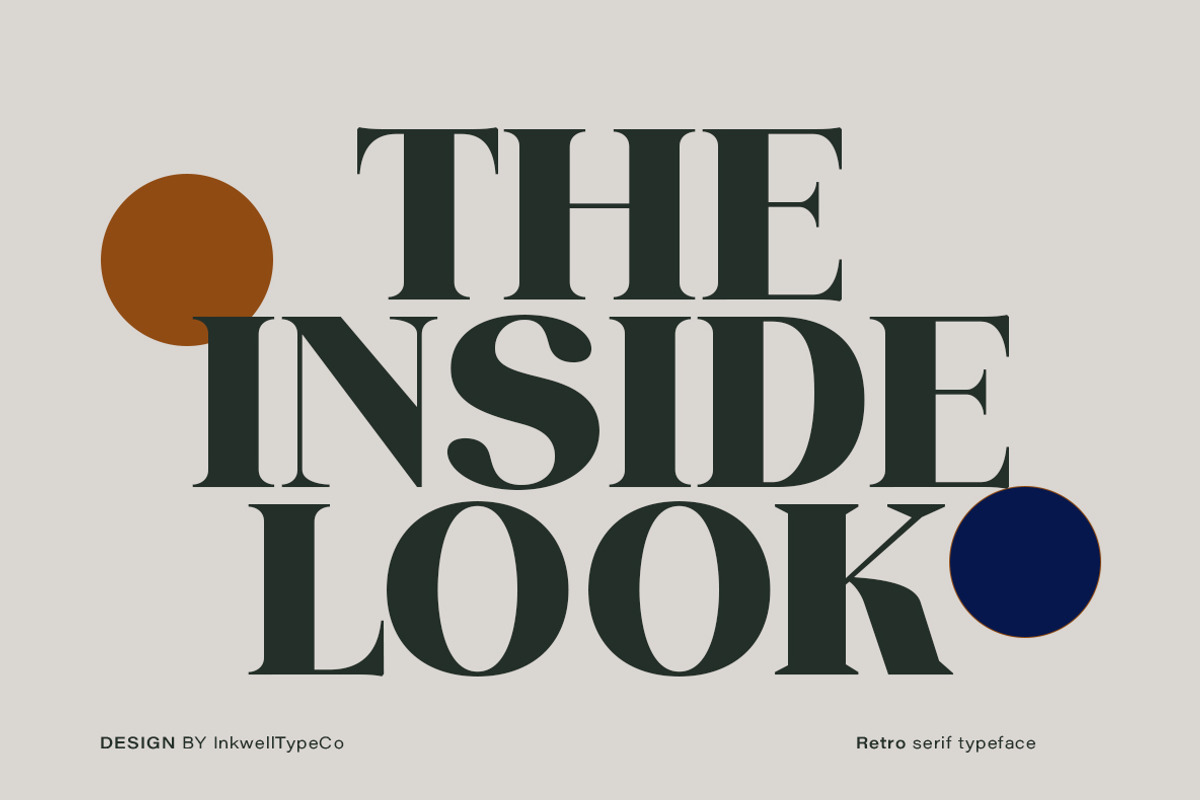 Keratha - MODERN RETRO TYPEFACE, a Serif Font by InkwellTypeCo (Photo 3 of 14)